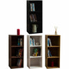 Oxford Bookcase 3 Tier Cube Shelf Wood Storage Photo Display Room Furniture Unit