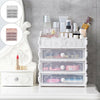 3 Tiers Makeup Case Desktop Storage Box Cosmetic Organizer Holder Drawer Jewelry
