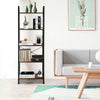5-Tier Ladder Shelf Bookshelf Bookcase Plant Stand Book Storage Rack Metal Wood