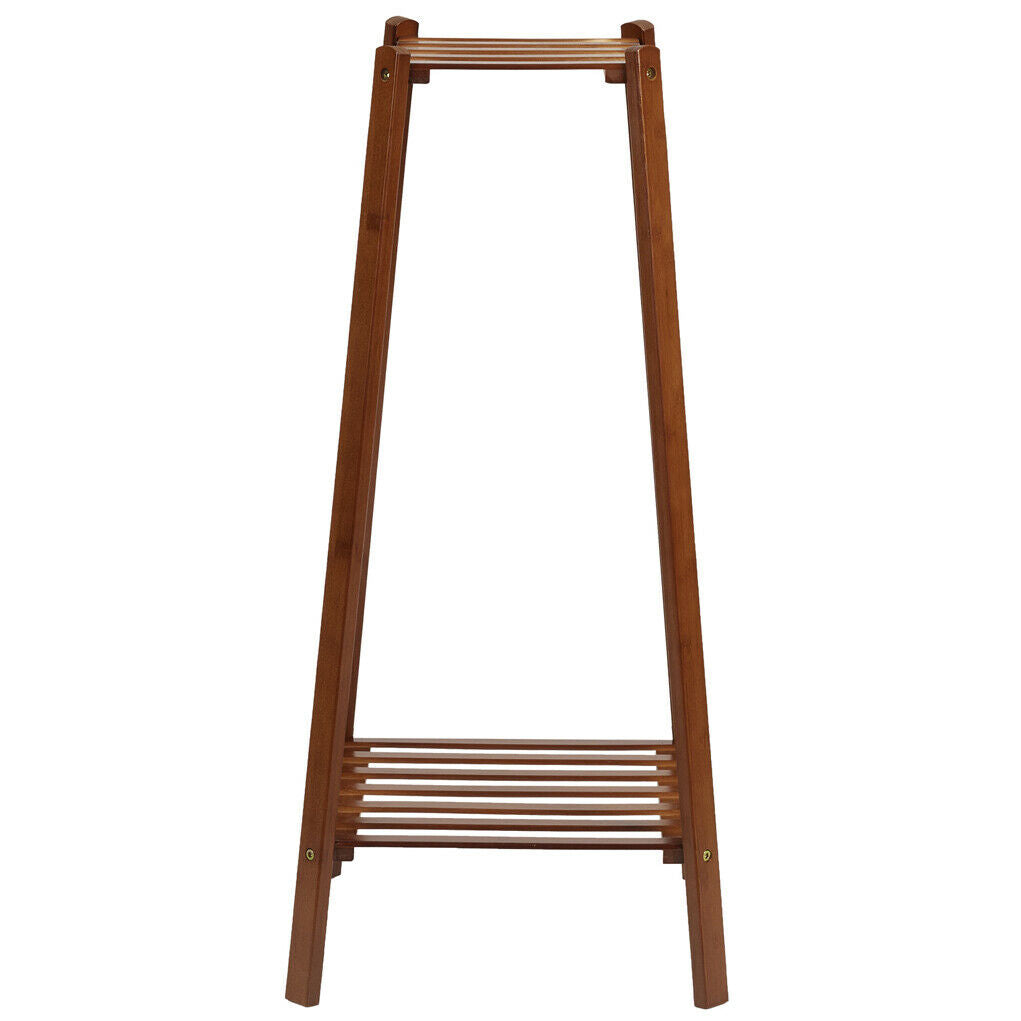 Bamboo 2/3/4 Tier Tall Plant Stand Pot Holder Garden Flower Rack Display Vintage