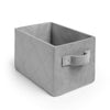 4 Tier Grey Storage Cabinet Drawers With Quilted Velvet Baskets Boxes