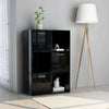 High Gloss Display Cabinet Sideboard Side Table Cupboard Storage Unit Shelf