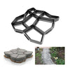 Irregular 9 Grid Path Maker Mould Garden Yard Lawn Concrete Road Paving Mold 17"