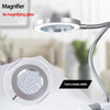 Desk Table Top 8x Magnifier Lamp Eyelash Beauty Nail Salon Tattoo White