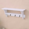 New White Floating Wall Shelves Display Storage Shelf Wall Wood Unit Rack UK