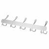 15 Hooks Coat Clothes Door Holder Rack Hook Wall Mounted Hanger Stainless Steel