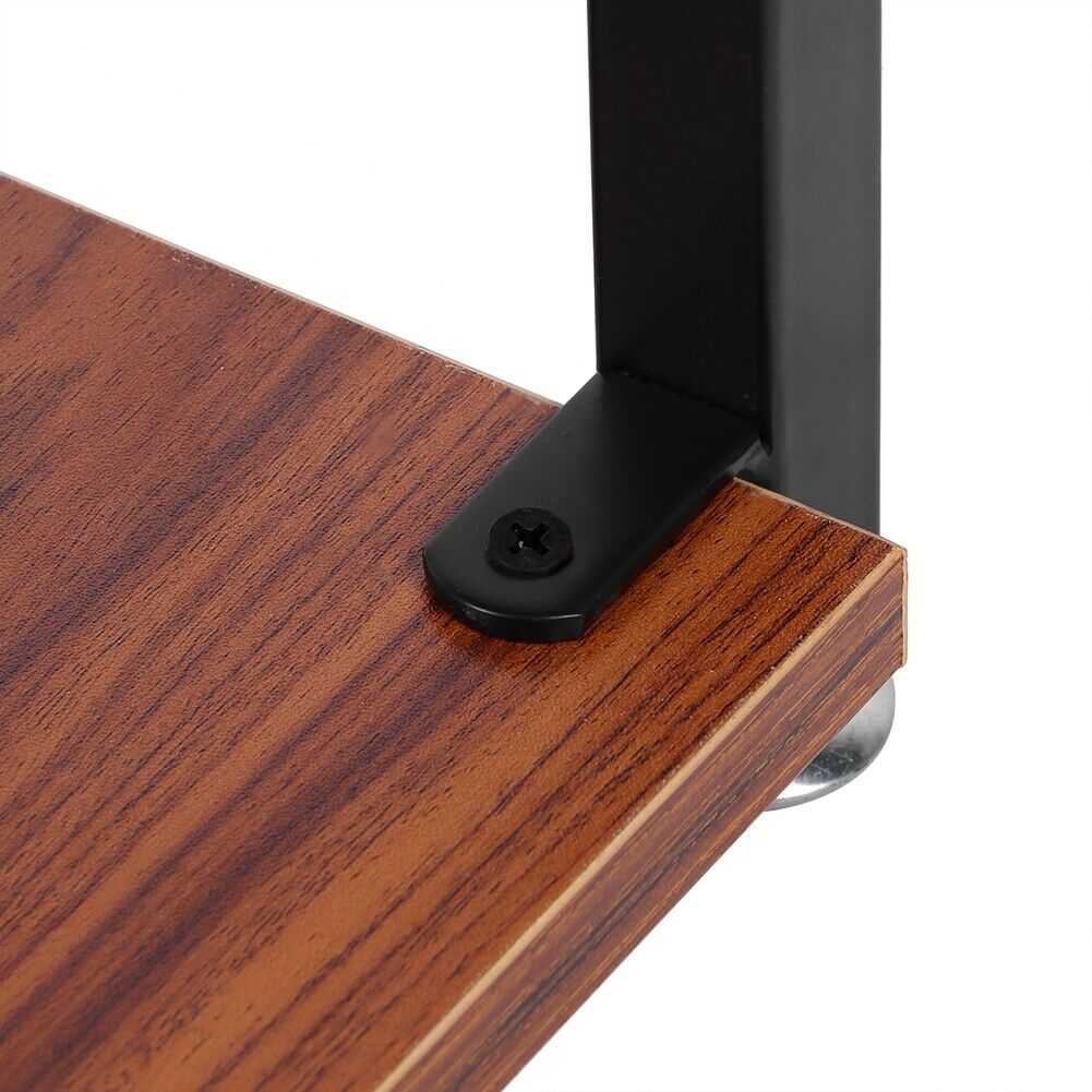 Retro Small Side End Coffee Table Wood & Metal Living Room Bedroom Furniture