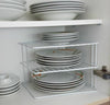 3 Tier Corner Plate Kitchen Cupboard Organiser Tidy Storage Rack Dish Stand