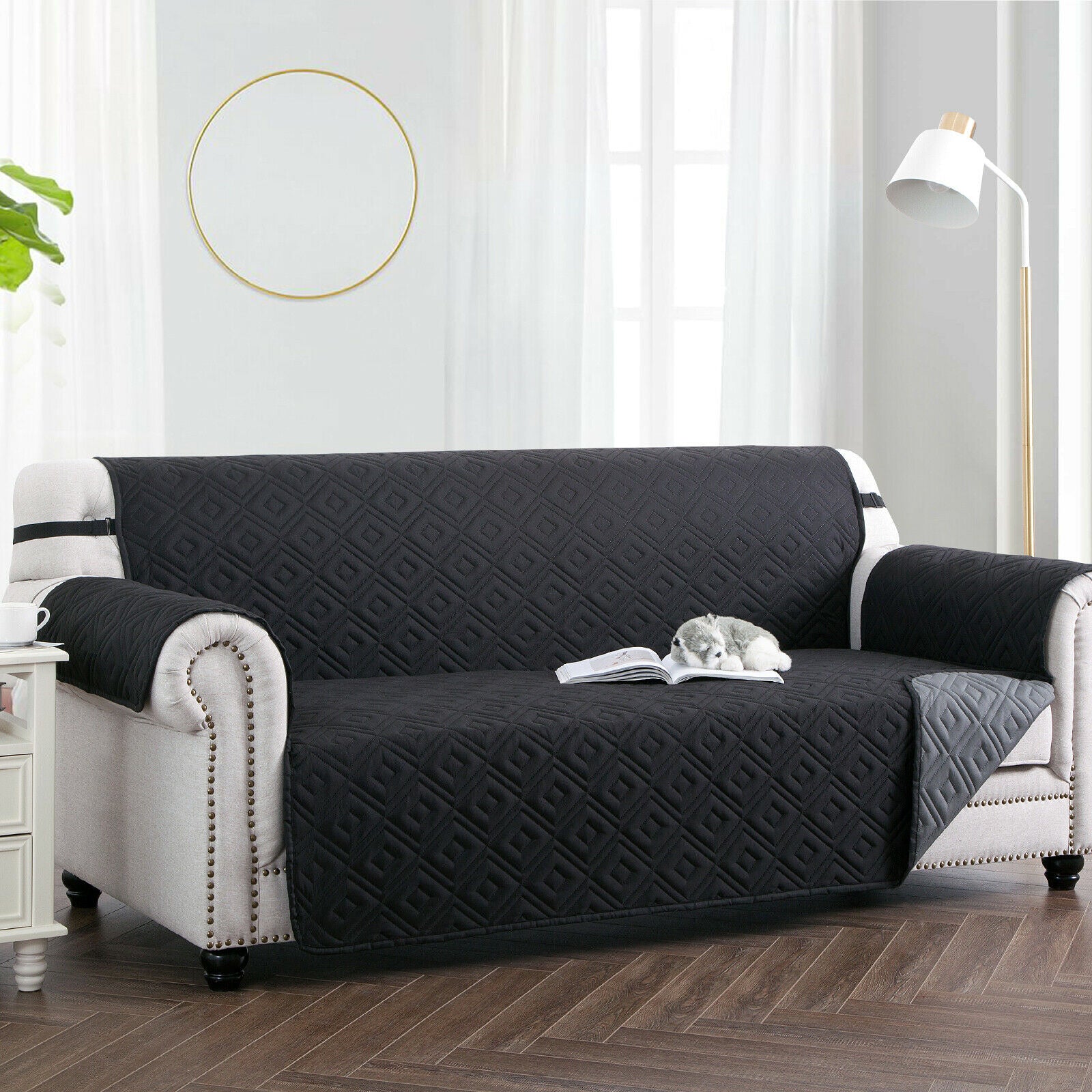 New Waterproof Sofa Slip Cover Quilted Sofa Covers Pet Furniture Protector Throw