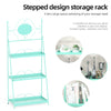 3 Tier Storage Rack Bookcase Display Plant Stand Shelf Metal Ladder Tray Shelves