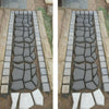 Irregular 9 Grid Path Maker Mould Garden Yard Lawn Concrete Road Paving Mold 17"