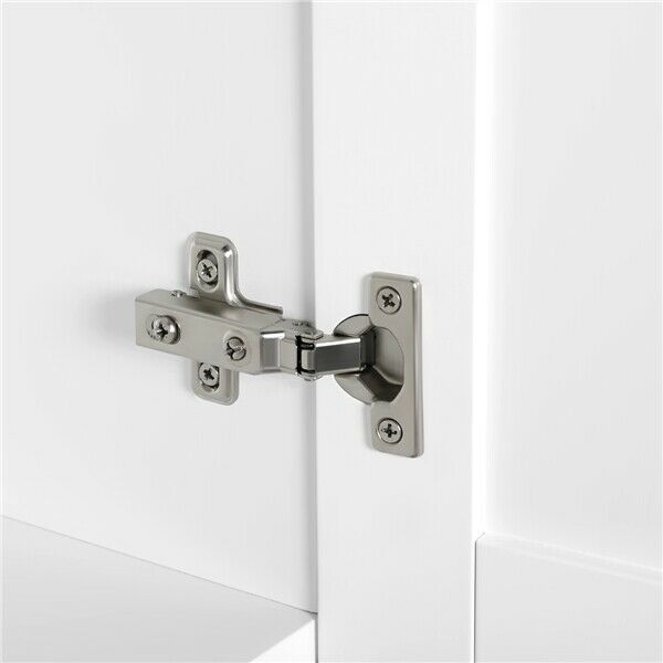 Bathroom Wall Cabinets Cupboard with Double Door & Adjustable Shelf Storage Unit