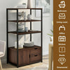4-Tier Bathroom Floor Cabinet tall cabinets Storage Bookcase Cabinet Storage Cup