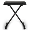 HEIGHT ADJUSTABLE RECTANGULAR FRAME FULL SIZE MUSIC PIANO KEYBOARD STAND & CHAIR