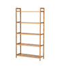 3/4/5Tier Wooden Organizer Bookcase Bookshelf Shelving Storage Rack Corner Shelf