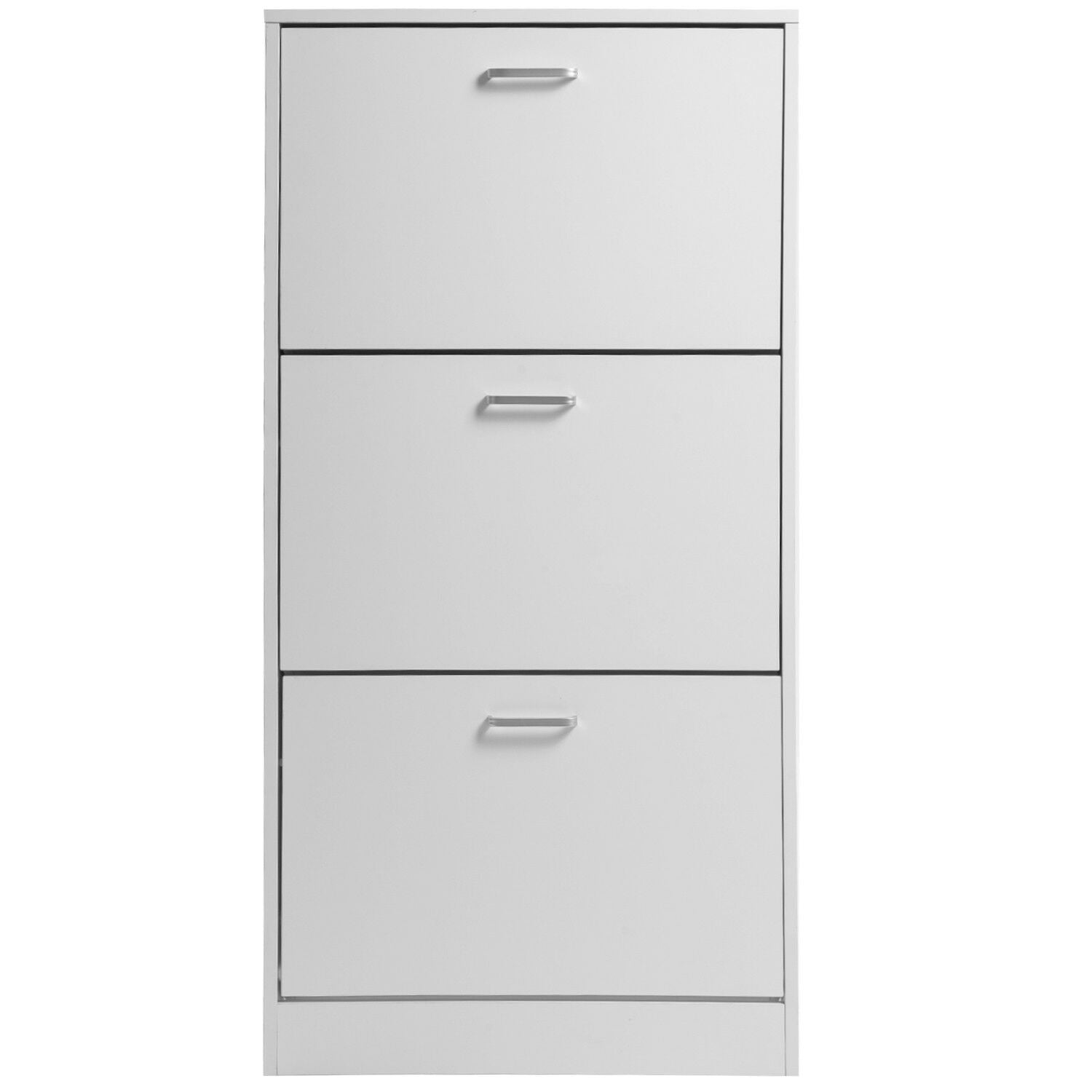3 Drawer Shoe Cabinet Storage Rack Hallway Cupboard Stand Unit Wooden Footwear