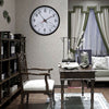 ❤Large Wall Clock Vintage Temperature Humidity Round Modern Retro Quartz Clocks