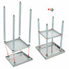 2x2FT Stainless Steel Work Bench Commercial Catering Table Kitchen WorkTop Prep