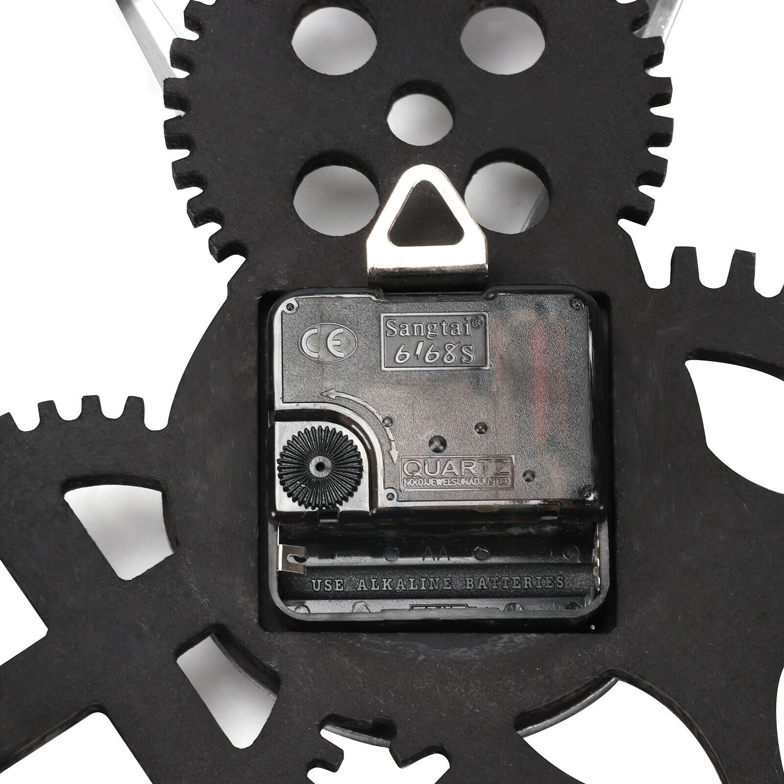 LARGE WALL CLOCK OUTDOOR GARDEN Big ROMAN NUMERALS GIANT OPEN FACE METAL 40CM