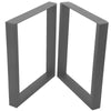 2x Table Legs Industrial Metal Steel for Bench/Coffee Table/Side Table Support