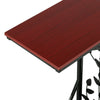 UK 2pcs C Shaped Sofa Side Table End Table Coffee Table Living Room Leaf Pattern