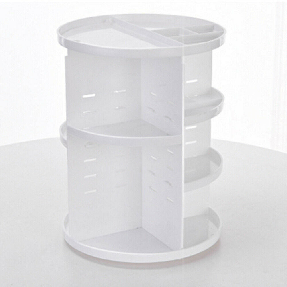 360 Degree Rotating Makeup Cosmetic Organiser Storage Box Jewelry Case Display
