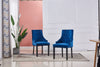 2x Velvet Dining Chairs Living Room Chairs with High Backrest Counter Chairs UK