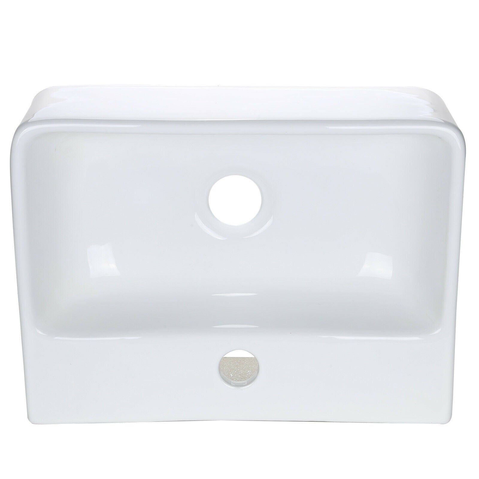 Compact classic Cloakroom Basin square ceramic small wall hanging Bathroom Sinks
