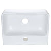 Compact classic Cloakroom Basin square ceramic small wall hanging Bathroom Sinks