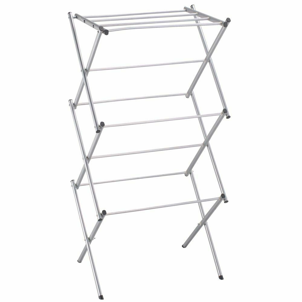 3 Tier Airer Clothes Dryer Metal Laundry Horse Patio Drying Rack Indoor Outdoor