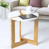 Modern Design White Chic Round Side Table Laptop End Coffe Table Home Furniture