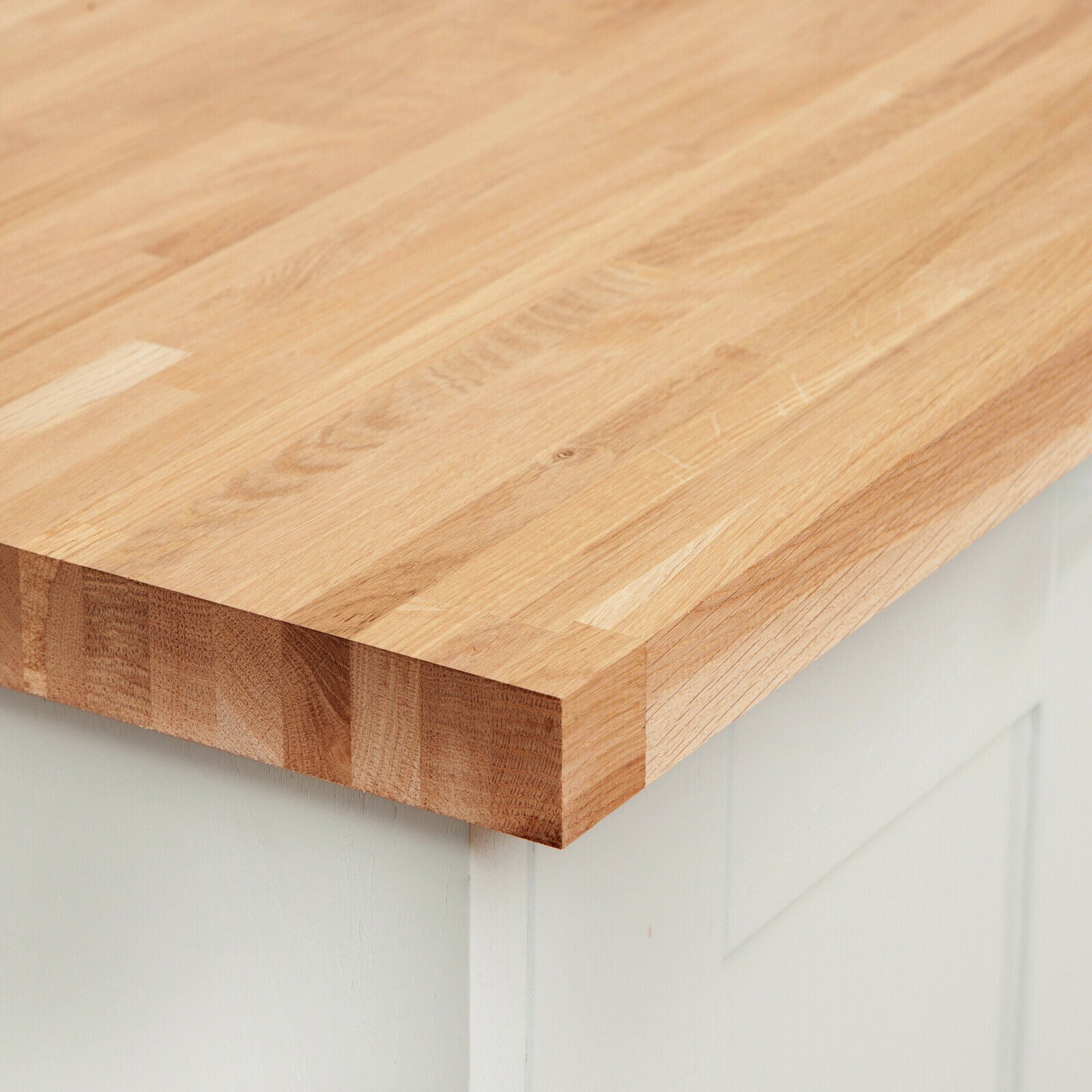 Solid Oak Kitchen Wood Worktops 2M 3M 4M & Breakfast Bars, Solid Wooden Worktop