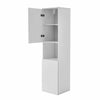 White High Tall Bathroom Cabinet Storage Furniture Unit Wall Hanged Cupboard