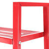 Metal Ladder Shelf 4 Tier Bookshelf Storage Rack Plant Pot Display Shelving Unit