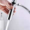 360° Rotation Swivel Kitchen Sink Mixer Taps Black Chrome Pull Out Brass Tap UK