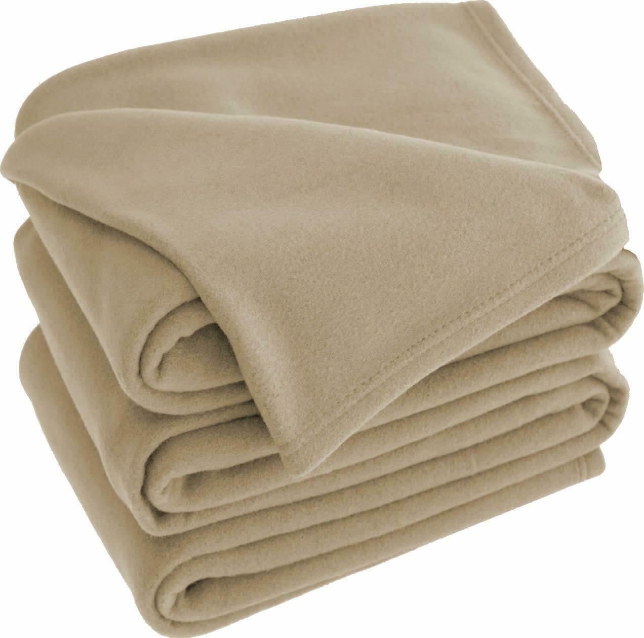 Fleece Blanket Soft & Warm Polar Single Double King Sofa Bed Throw Travel Car