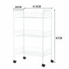 2/3/4/5 Tier Kitchen Storage Rack Wheel Trolley Vegetable Fruit Cart Drawer UK