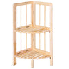 Corner Shelf/Shelving Rack Unit Display Stand Decoration Plants Natural Wood