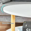 2 Tier Coffee Sofa Side End Table Modern Tea Desk Storage Shelf for Living Room