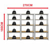 5 Tier Shelf Large 3 Bay Galvanised Heavy Duty Garage Warehouse Shelves Storage