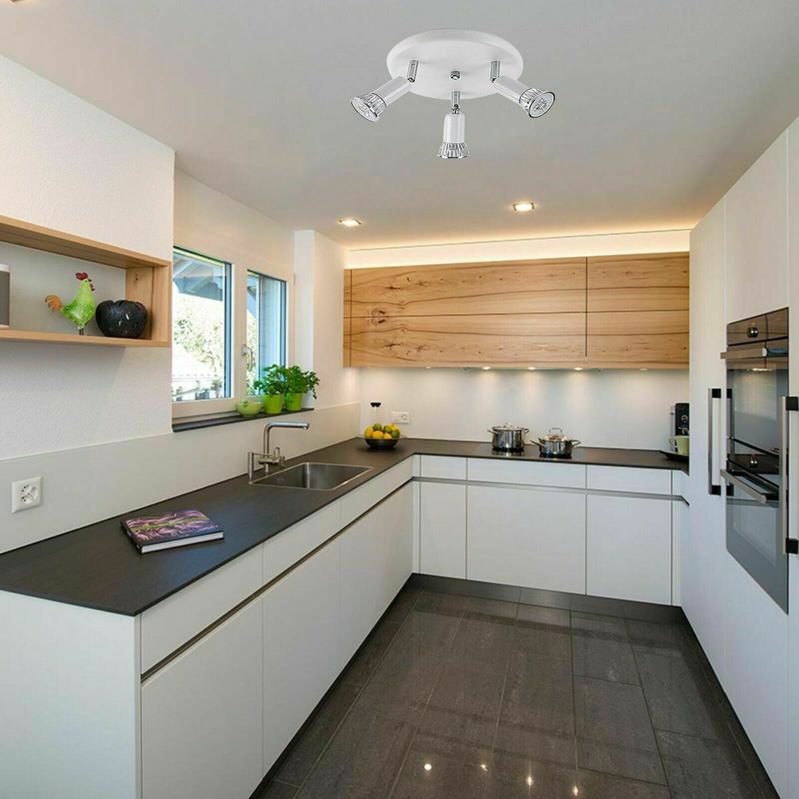 3 Way Ceiling Light Fitting Spot Lights Design Lighting Spotlight LED Light Bulb