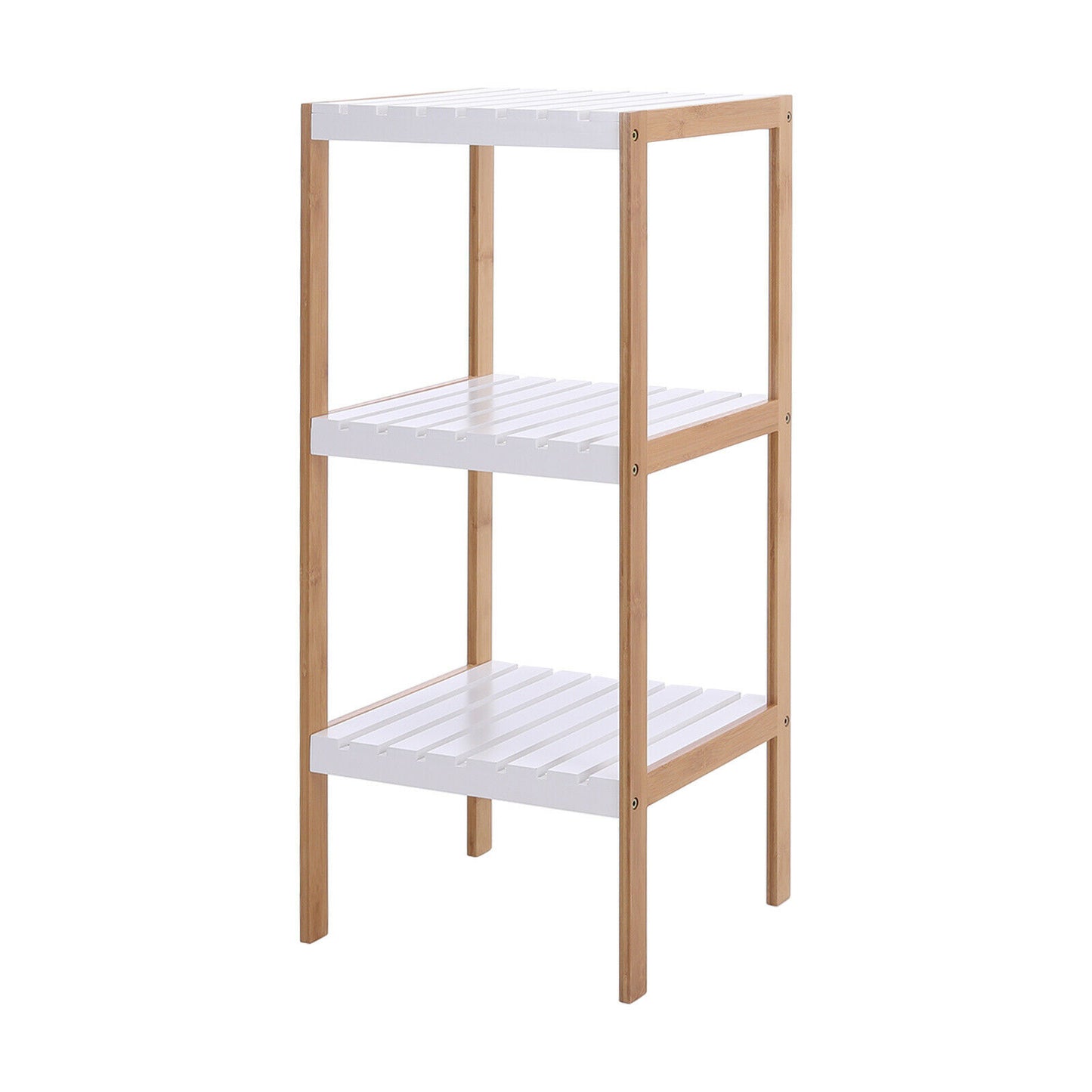 3 Tier Wooden Storage Shelves Hallway Corner Display Plant Stand Organiser Shelf