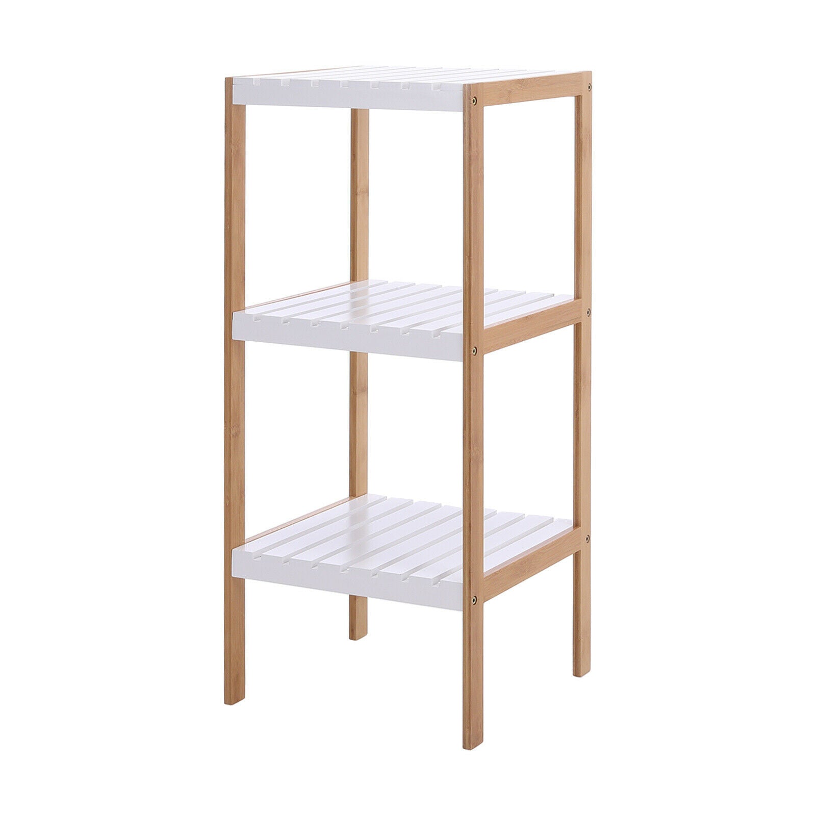 3 Tier Wooden Storage Shelves Hallway Corner Display Plant Stand Organiser Shelf