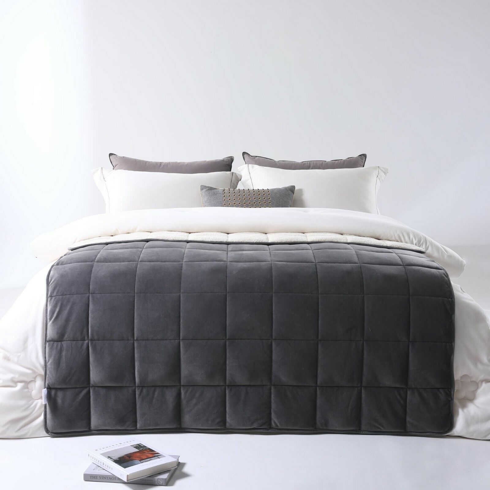 SHERPA FLEECE WEIGHTED BLANKET PLUSH VELVET SOFT WARM SENSORY ANXIETY AUTISM