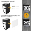 8x Super Bright LED Solar Powered Wall Lights Door Fence Outdoor Garden Lighting