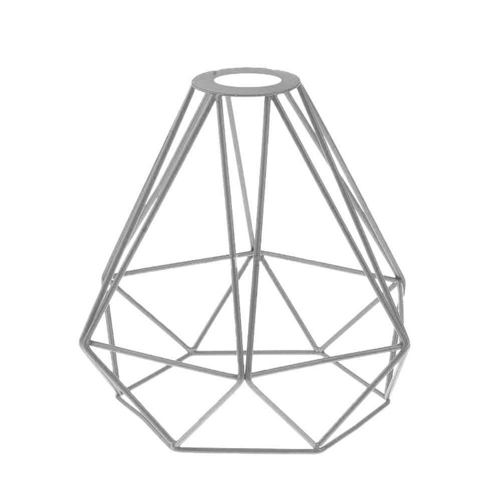 Pendant Light Shade Ceiling Industrial Geometric Wire Cage Lampshade Lamp Metal