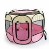 Large Fabric Dog Crate Cat Cage Pet Travel Carrier Puppy Play Pen Foldable Tent