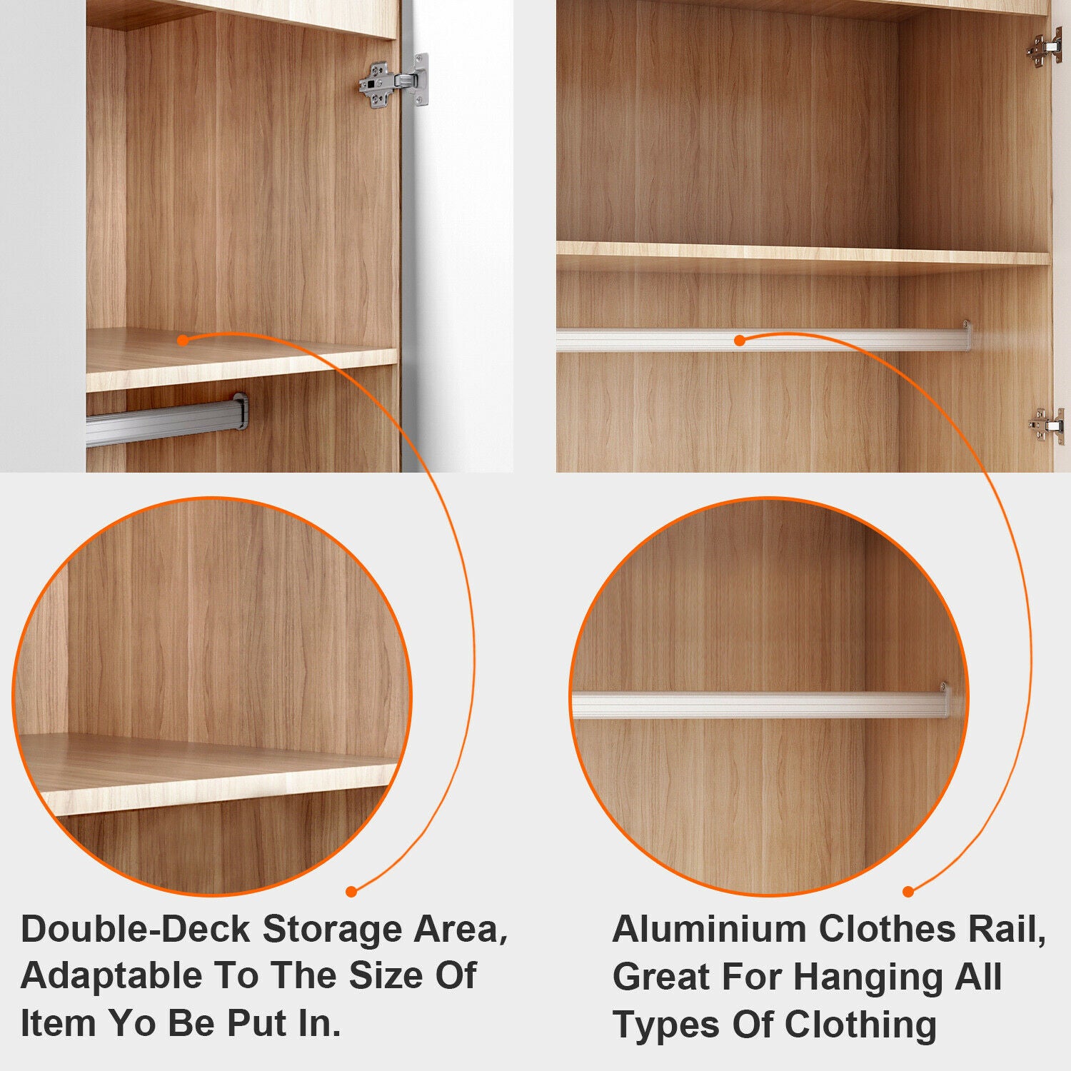 High Gloss 3 Piece Bedroom Furniture Sets Wardrobe Chest Bedside Free Delivery