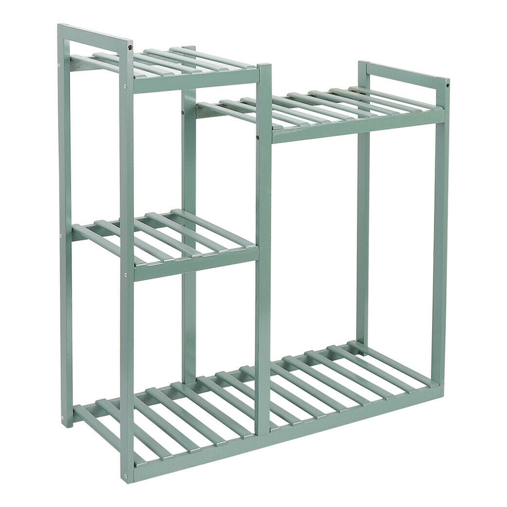 Thicken Bamboo Plant Stand Strong 5 Tier Flower Display Rack Holder Home Garden