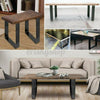 2x Industrial Steel Table Legs Metal Square Shape Dining/Bench/Coffee Table Desk